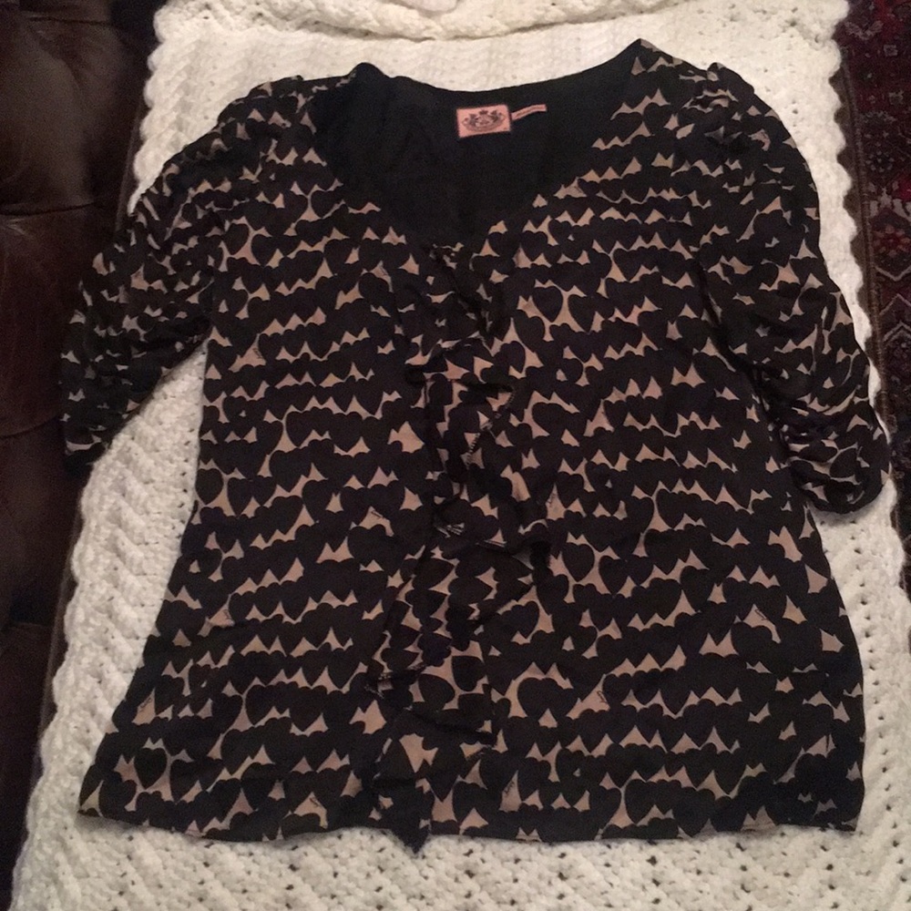 Juicy couture hearts shirt